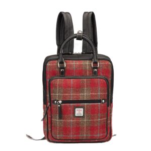 HARRIS TWEED POPPY LARGE BACKPACK